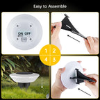 Solar Ground Lights for Garden Pathway, Yard Deck, and Camping Decor