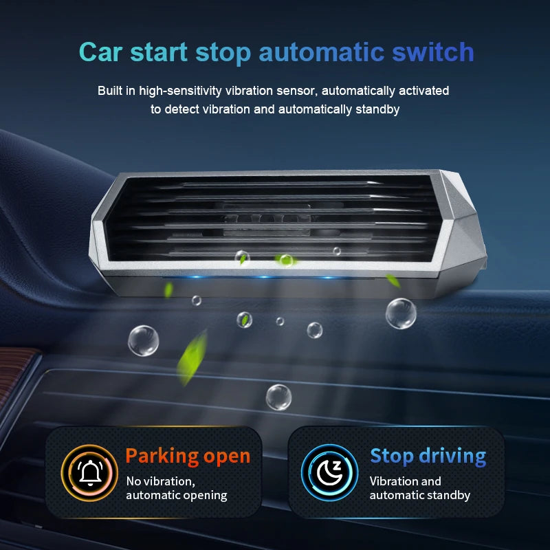 Solar Purifier, Automatic Operation, Air Purifier with Vibration Sensor