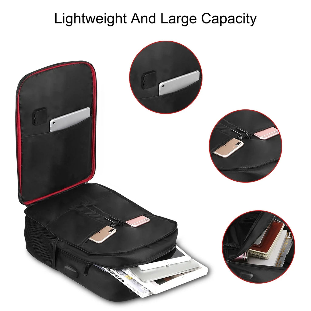 HAWEEL 14W Solar Panel Power Backpack with Handle and 5V / 2.1A Max USB Charging Port