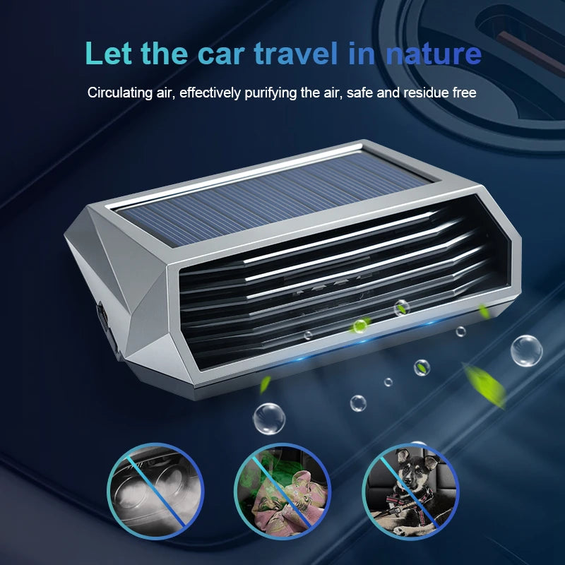 Solar Purifier, Automatic Operation, Air Purifier with Vibration Sensor