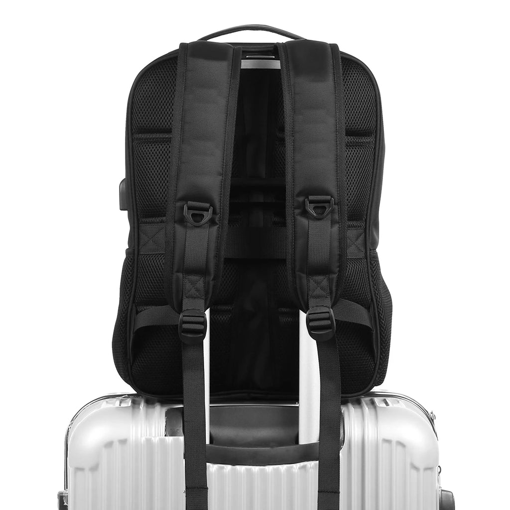 HAWEEL 14W Solar Panel Power Backpack with Handle and 5V / 2.1A Max USB Charging Port