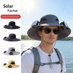 Solar Fan Hat Portable Solar Charging Cap
