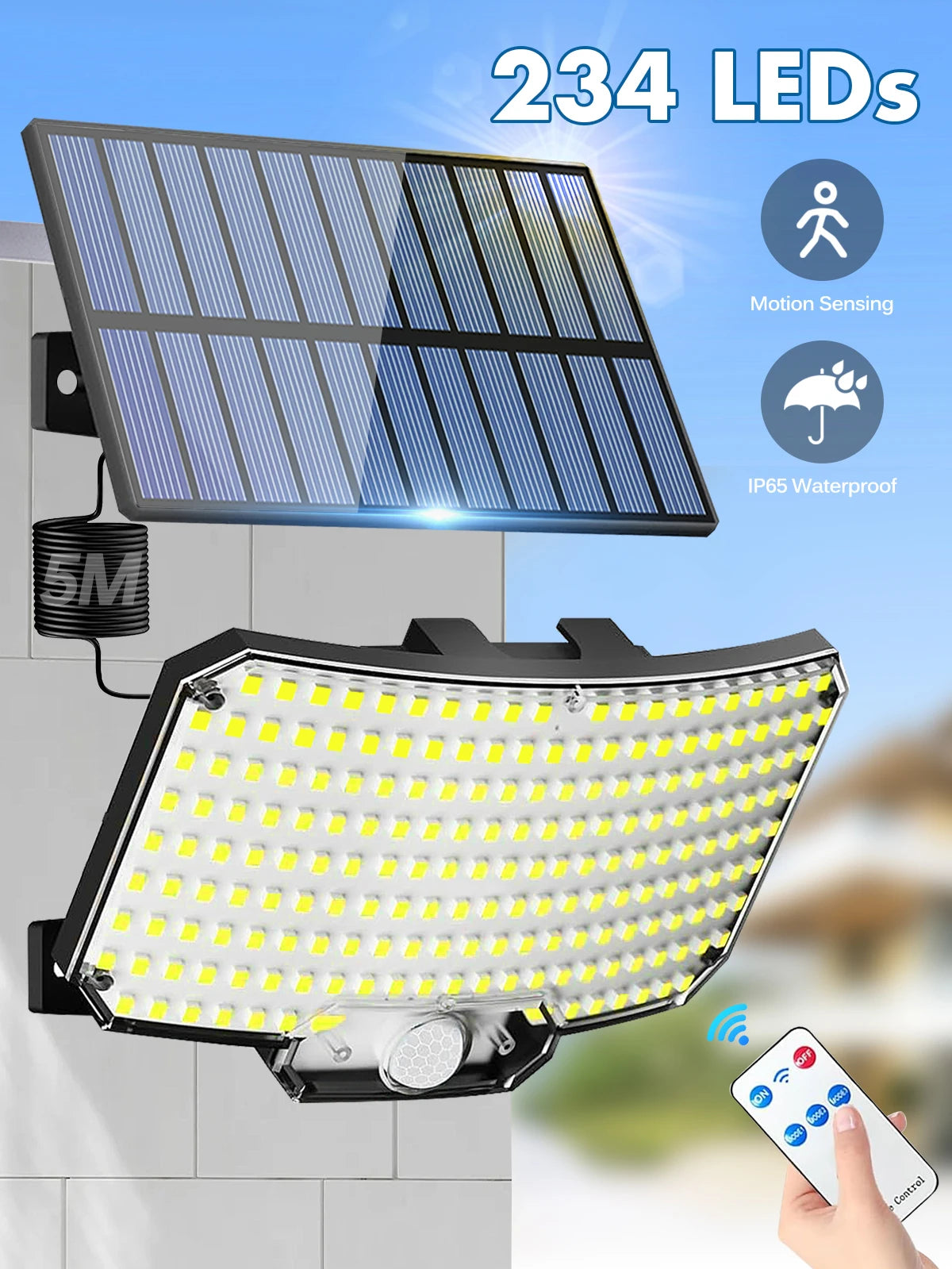Outdoor Solar Lights With Motion Sensor