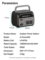 Ctolity 345Wh 500w Portable Power Station