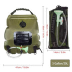 Solar 20L Outdoor Heating Camping Shower Bag