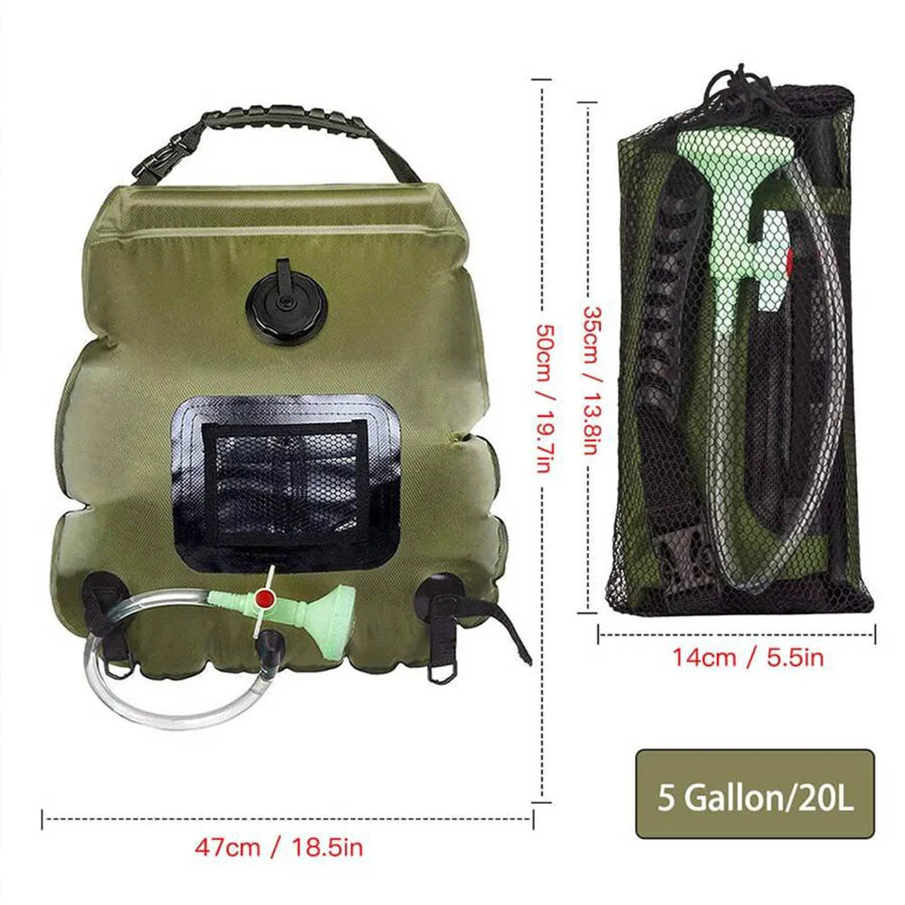 Solar 20L Outdoor Heating Camping Shower Bag