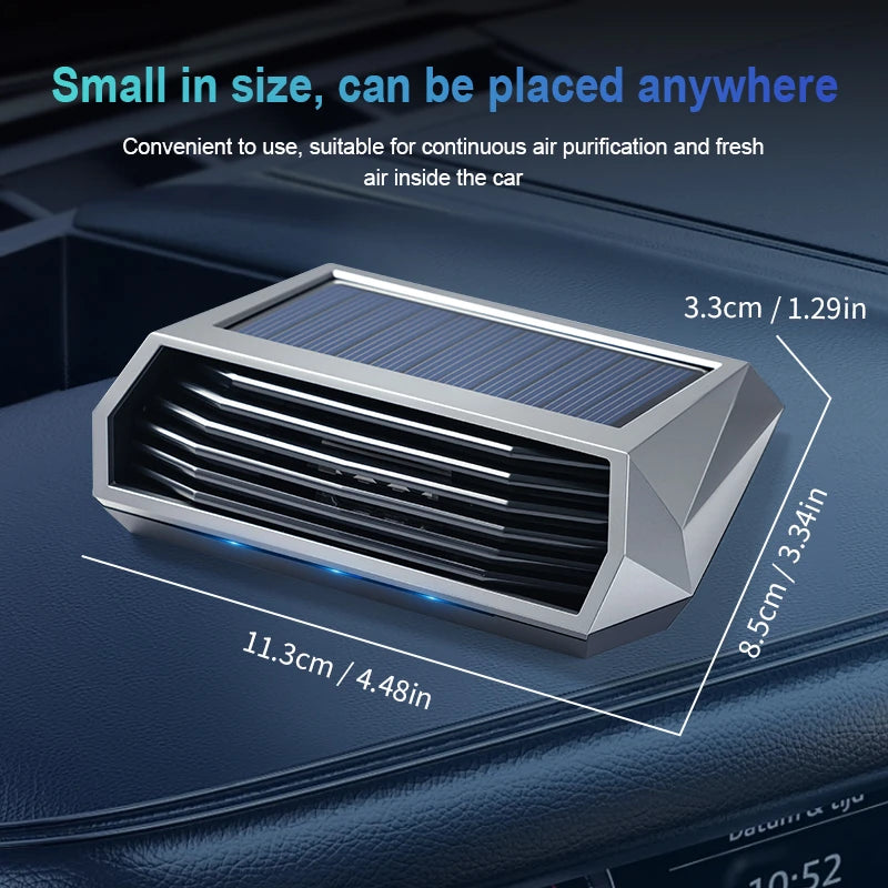 Solar Purifier, Automatic Operation, Air Purifier with Vibration Sensor