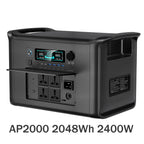 CTOLITY 2400W Portable Power Station 2048Wh Home Emergency Power Supply Station ﻿