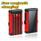 Solar Power Bank 20000mAh 22.5W Magnetic Wireless Hand Crank with Cable