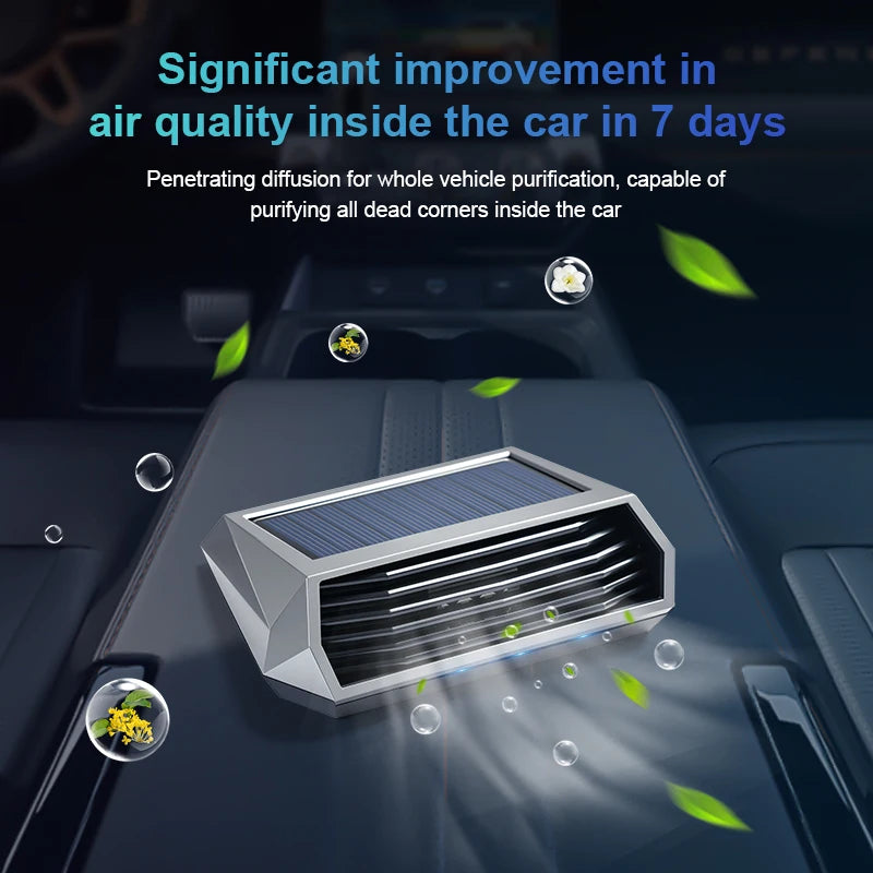 Solar Purifier, Automatic Operation, Air Purifier with Vibration Sensor