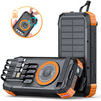 50000mAh Solar Power Bank with Hand Crank Generator