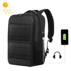 HAWEEL 14W Solar Panel Power Backpack with Handle and 5V / 2.1A Max USB Charging Port