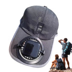 Solar Baseball Hat with Fan