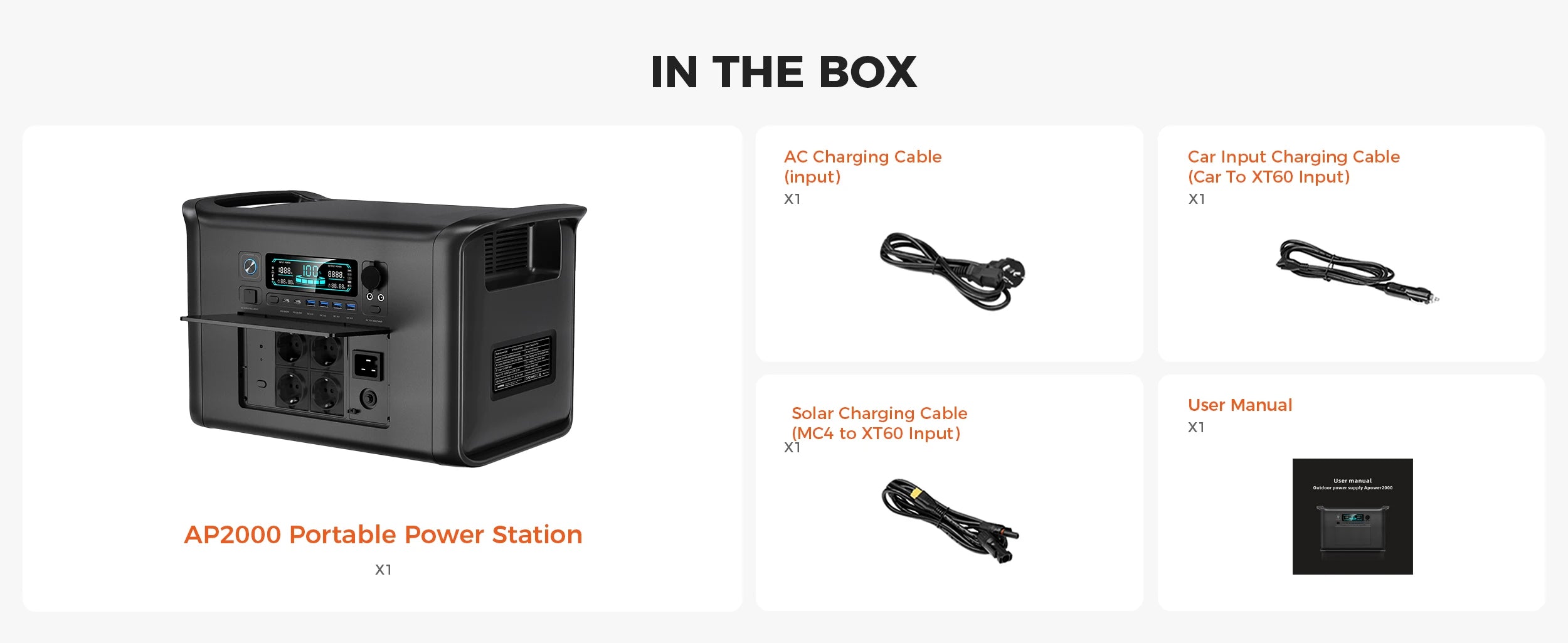 CTOLITY 2400W Portable Power Station 2048Wh Home Emergency Power Supply Station ﻿