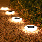 Solar Ground Lights for Garden Pathway, Yard Deck, and Camping Decor