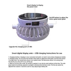 Solar Baseball Hat with Fan