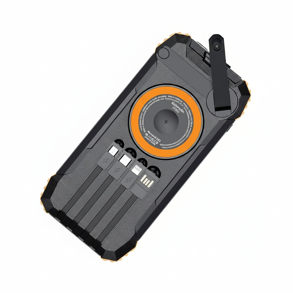 Hand Crank Solar Power Bank 50000mAh